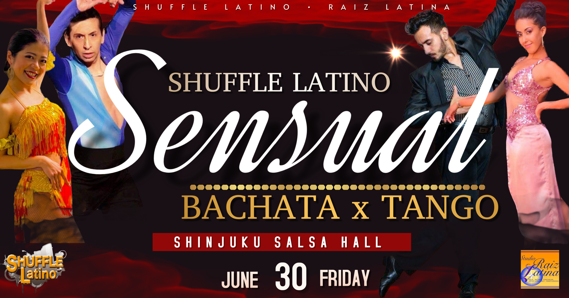 SHUFFLE LATINO SENSUAL -Bachata x Tango- @Shinjuku Salsa Hall