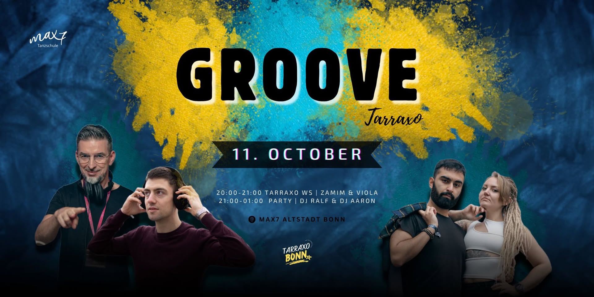 GROOVE Tarraxo Bonn β’ For the Enthusiasts β’ October Tarraxo Workshops & Party