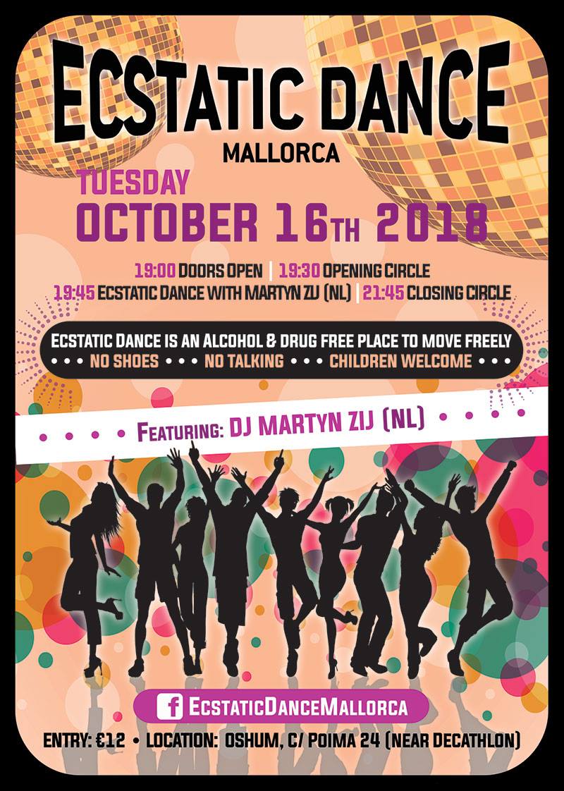 Ecstatic Dance Mallorca #2 DJ Martyn Zij