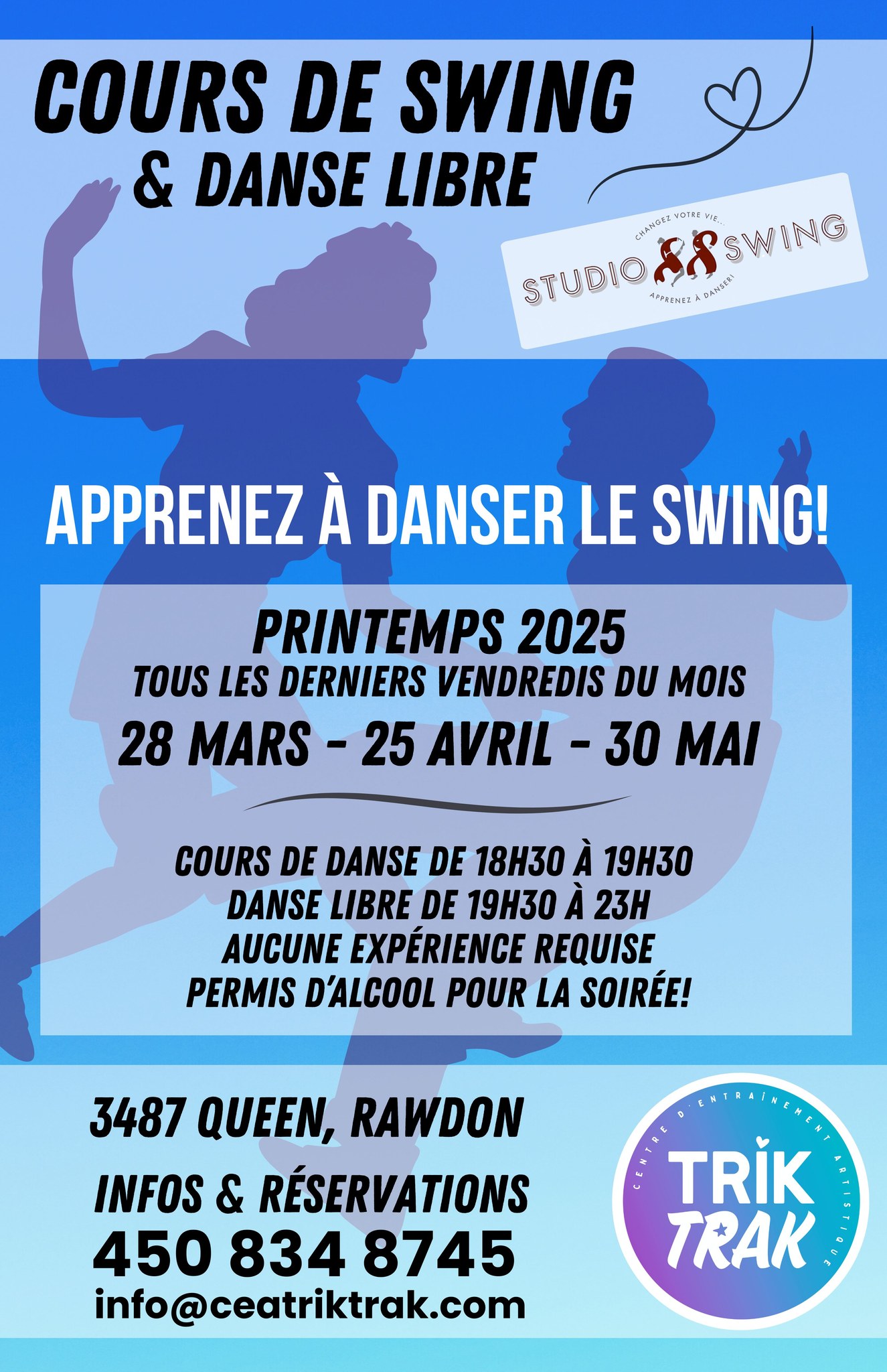 SWING RAWDON chez TRIK TRAK