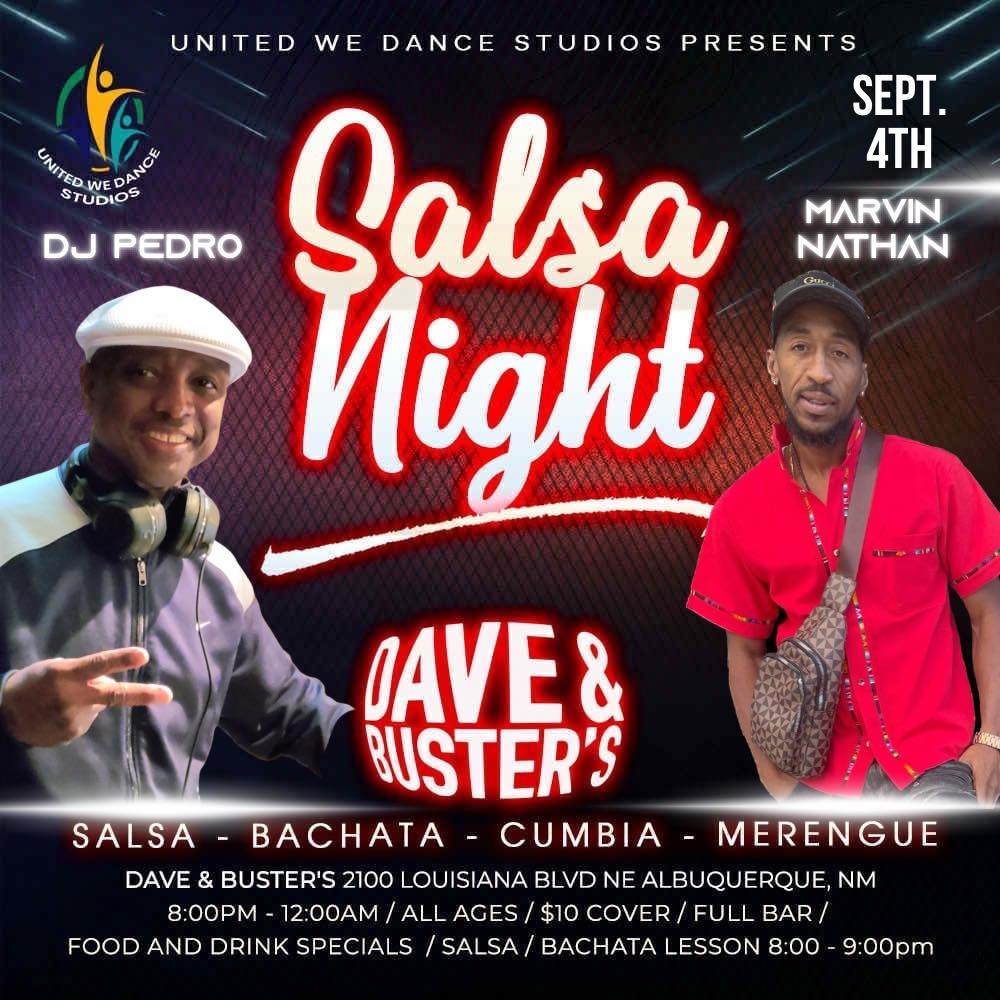 Salsa Night at Dave & Busters! 🤩