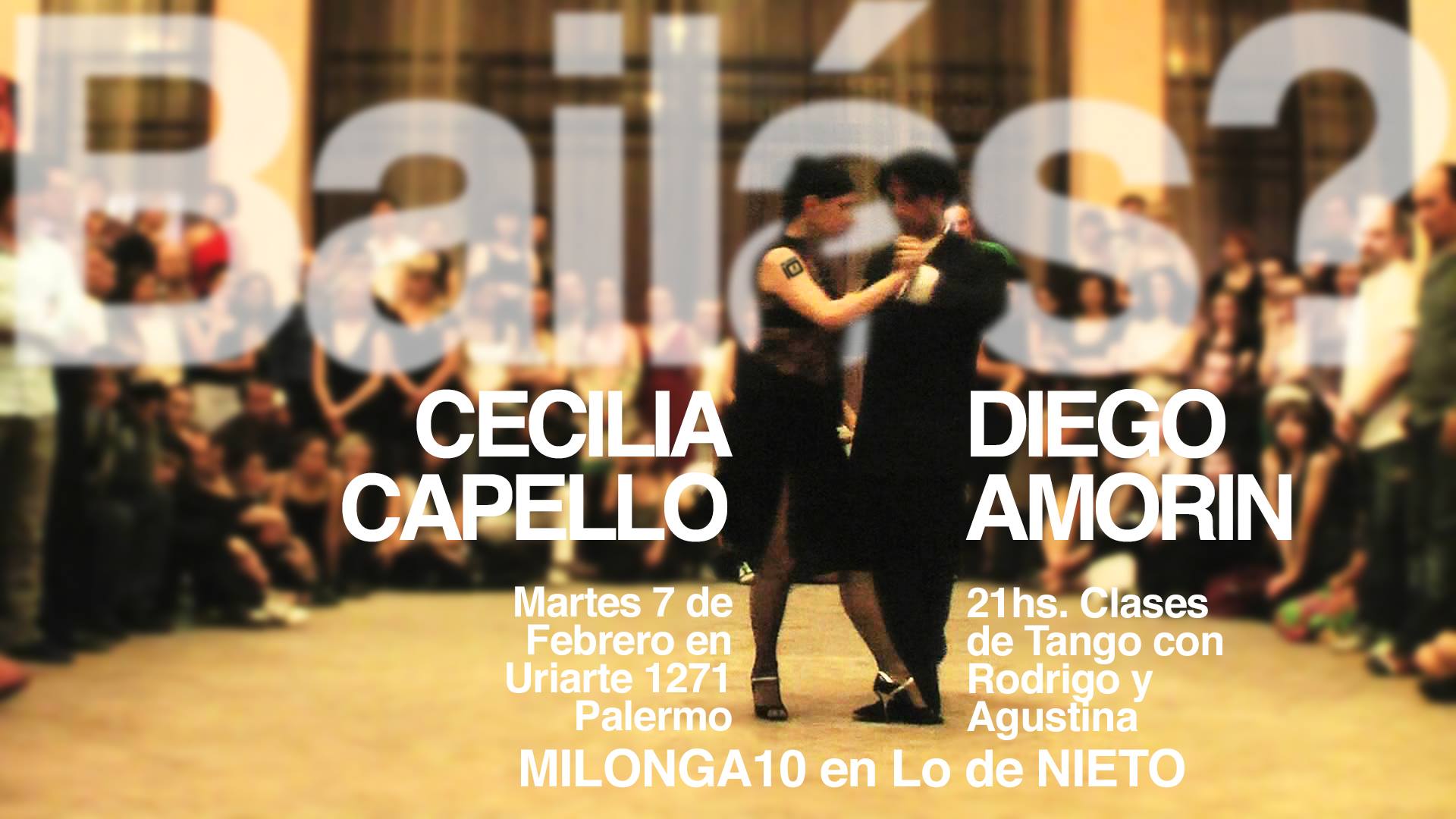 Cecilia y Diego en MILONGA10