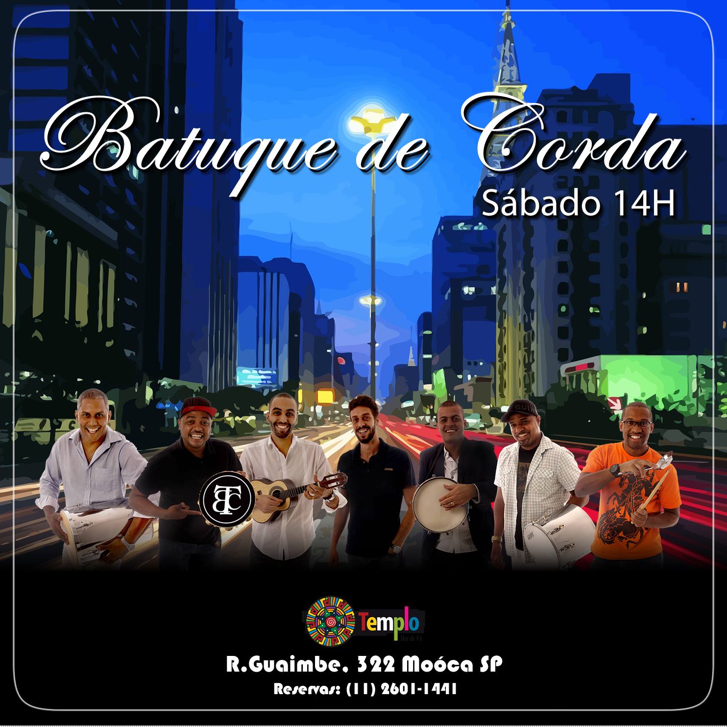Batuque de Corda no Bar Templo - SÁBADO