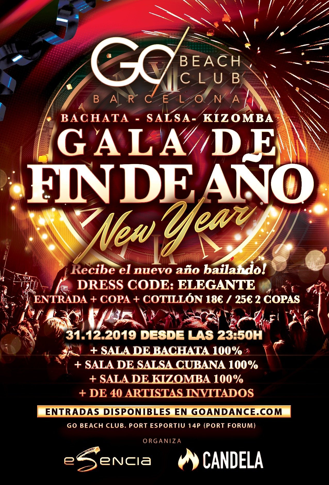 Gala de Fin de Año - Bachata, Salsa y Kizomba