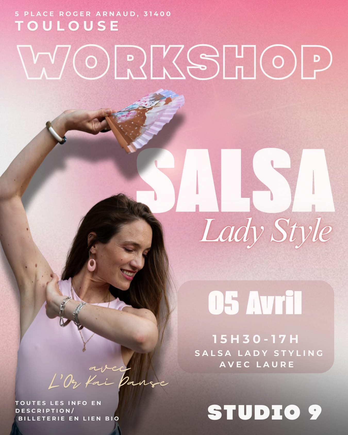 Stage de Salsa avec L’Or Kai Dance Dimanche 05 avril