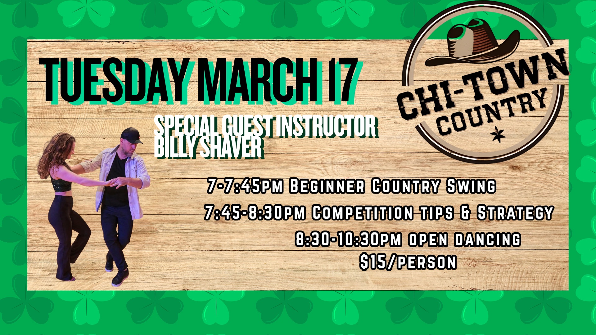 ⭐ Countdown to the Showdown! w guest instructor Billy Shaver!