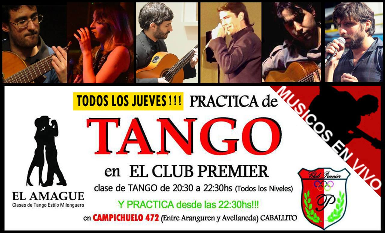 Practica-Milonga! La Garufa de "El Amague" jueves 17 de Agosto!