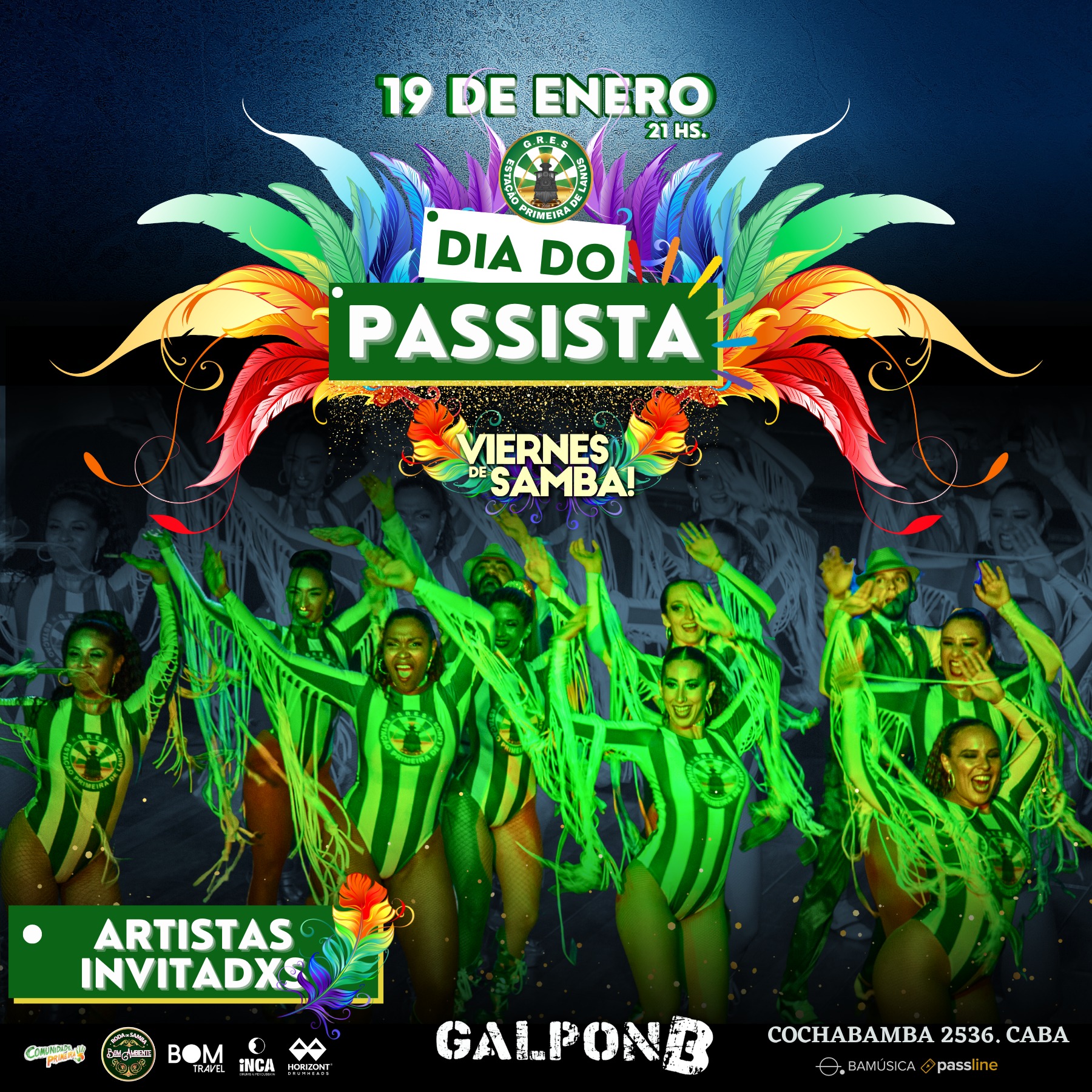VIERNES DE SAMBA 19 01 - DIA DO PASSISTA