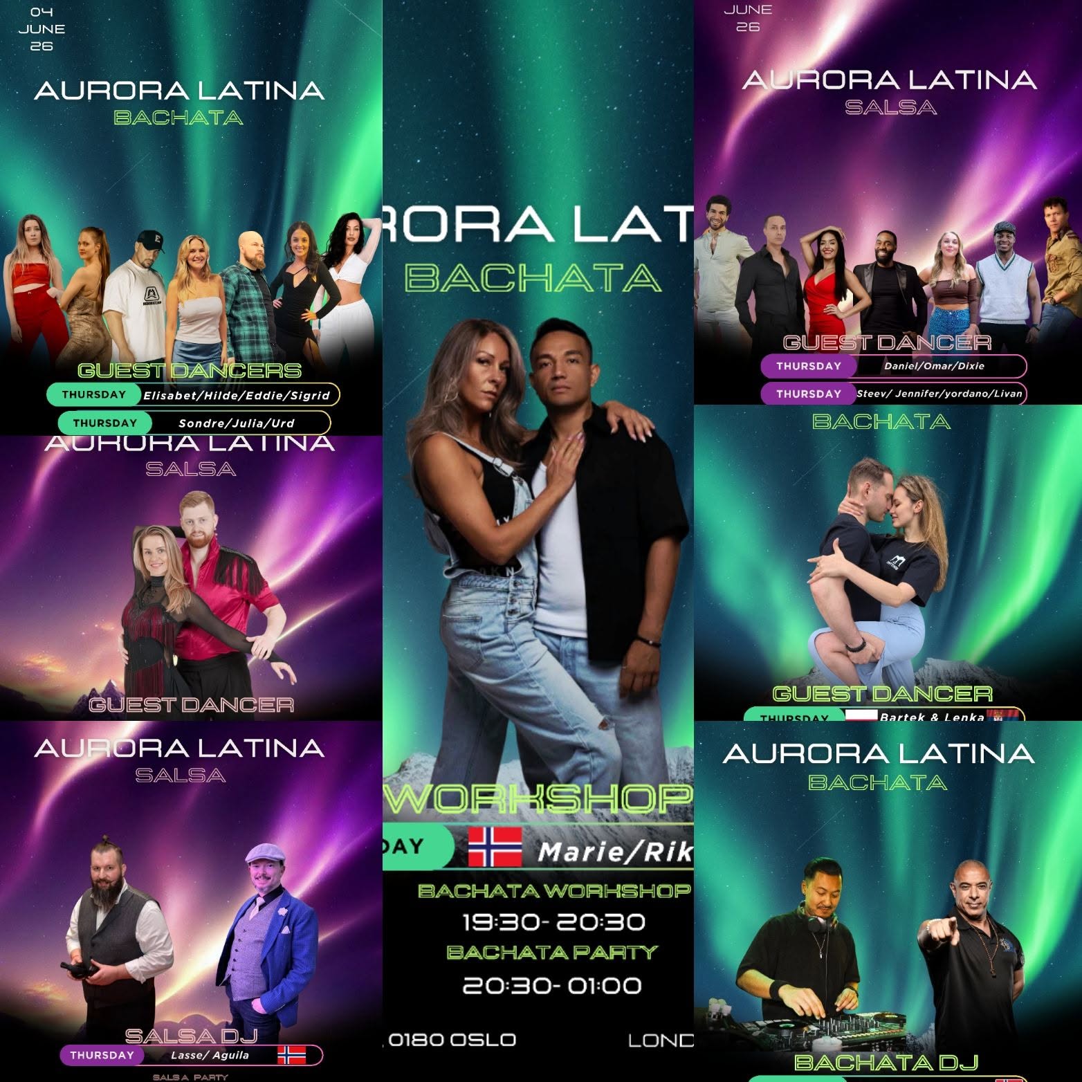 Aurora latina Vol.8 Bachara and Salsa Night