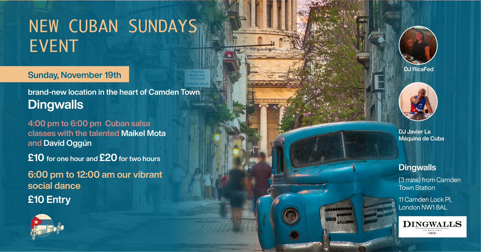 Cuban Sundays at Dingwalls