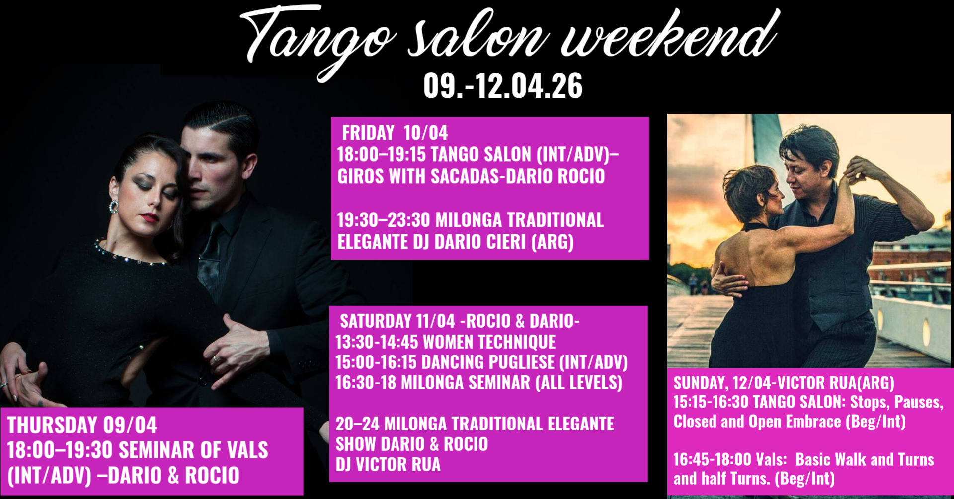 TANGO SALON WEEKEND- HELSINKI-