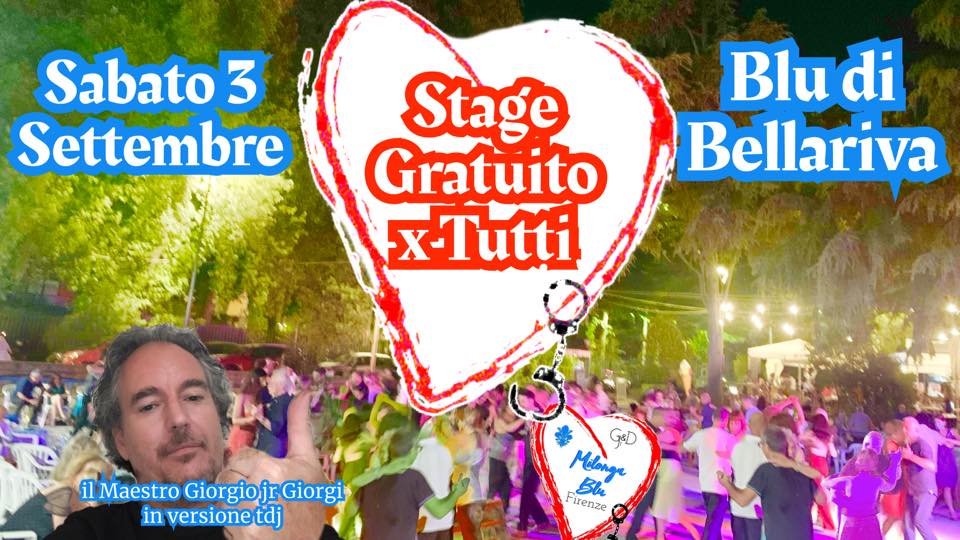 Sabato 3 Settembre, Blu di Bellariva e Stage Gratis
