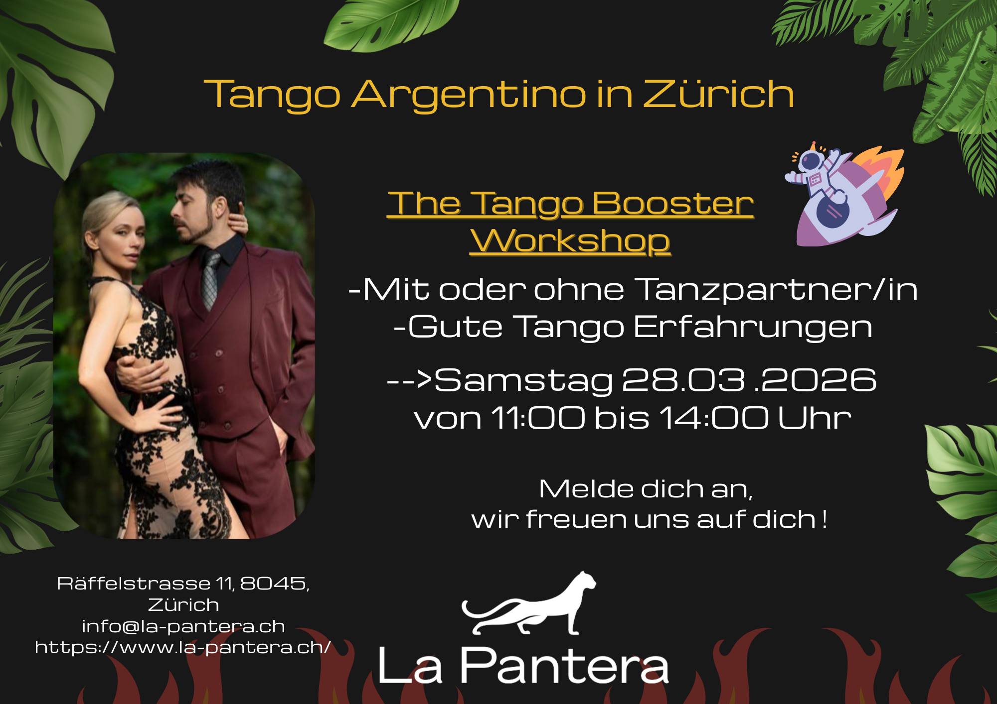 The Tango Booster Workshop
