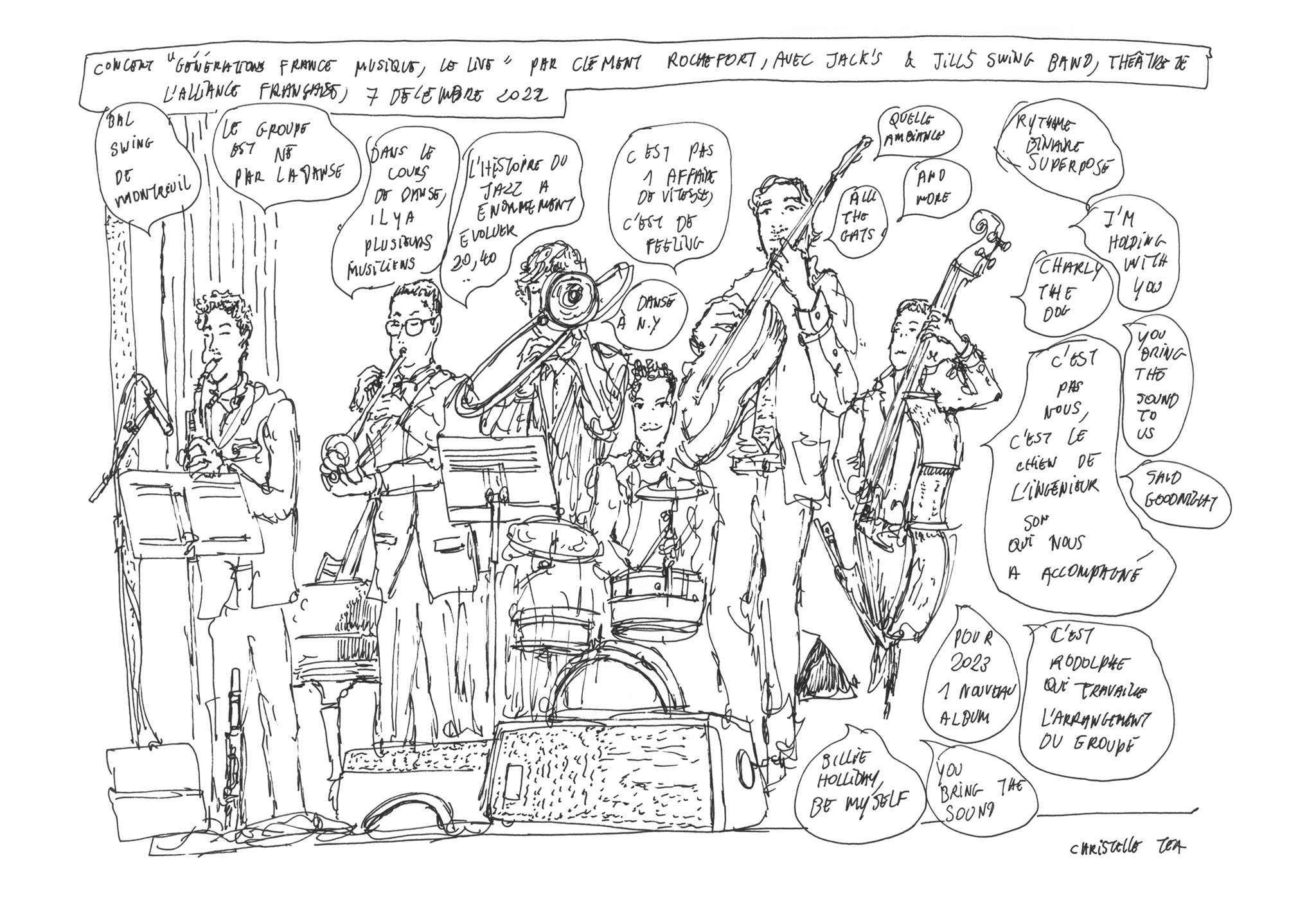 Bal mensuel du Jacksโ&โJills Swing Band #17