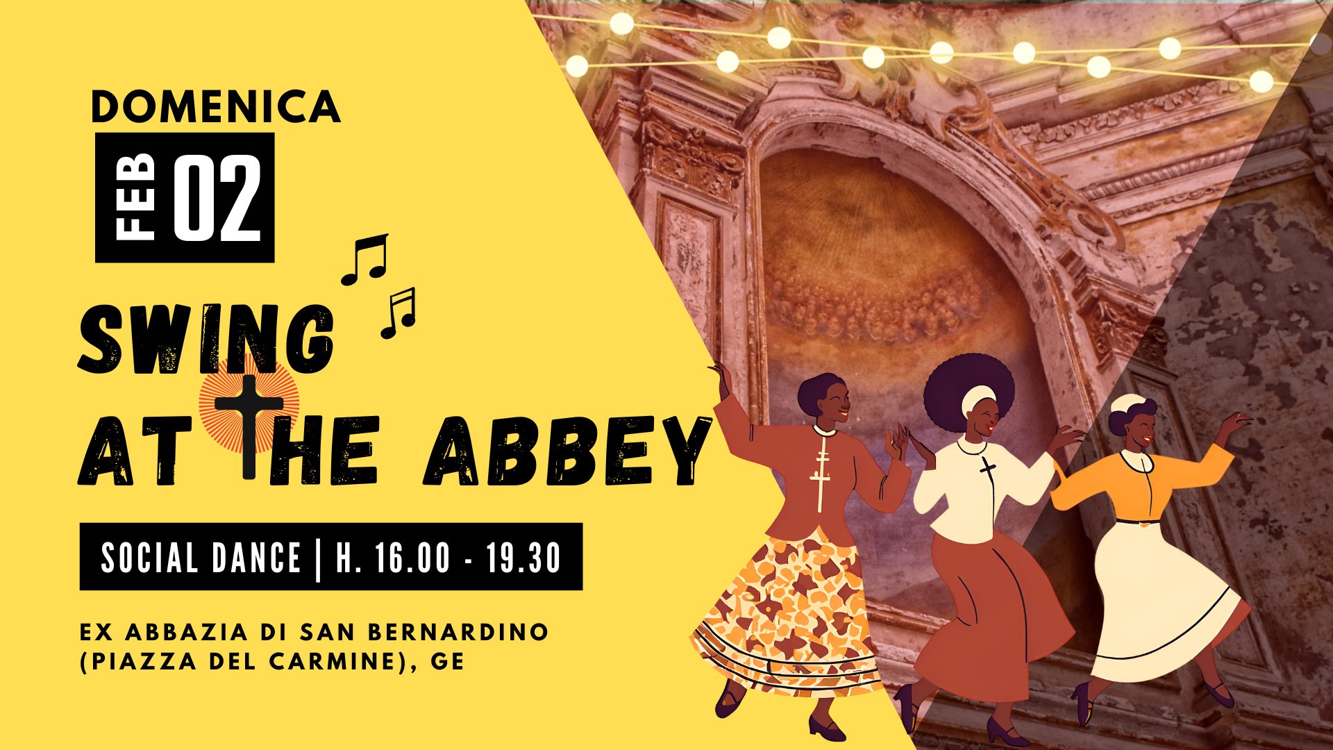 SWING AT THE ABBEY - Domenica 2 febbraio