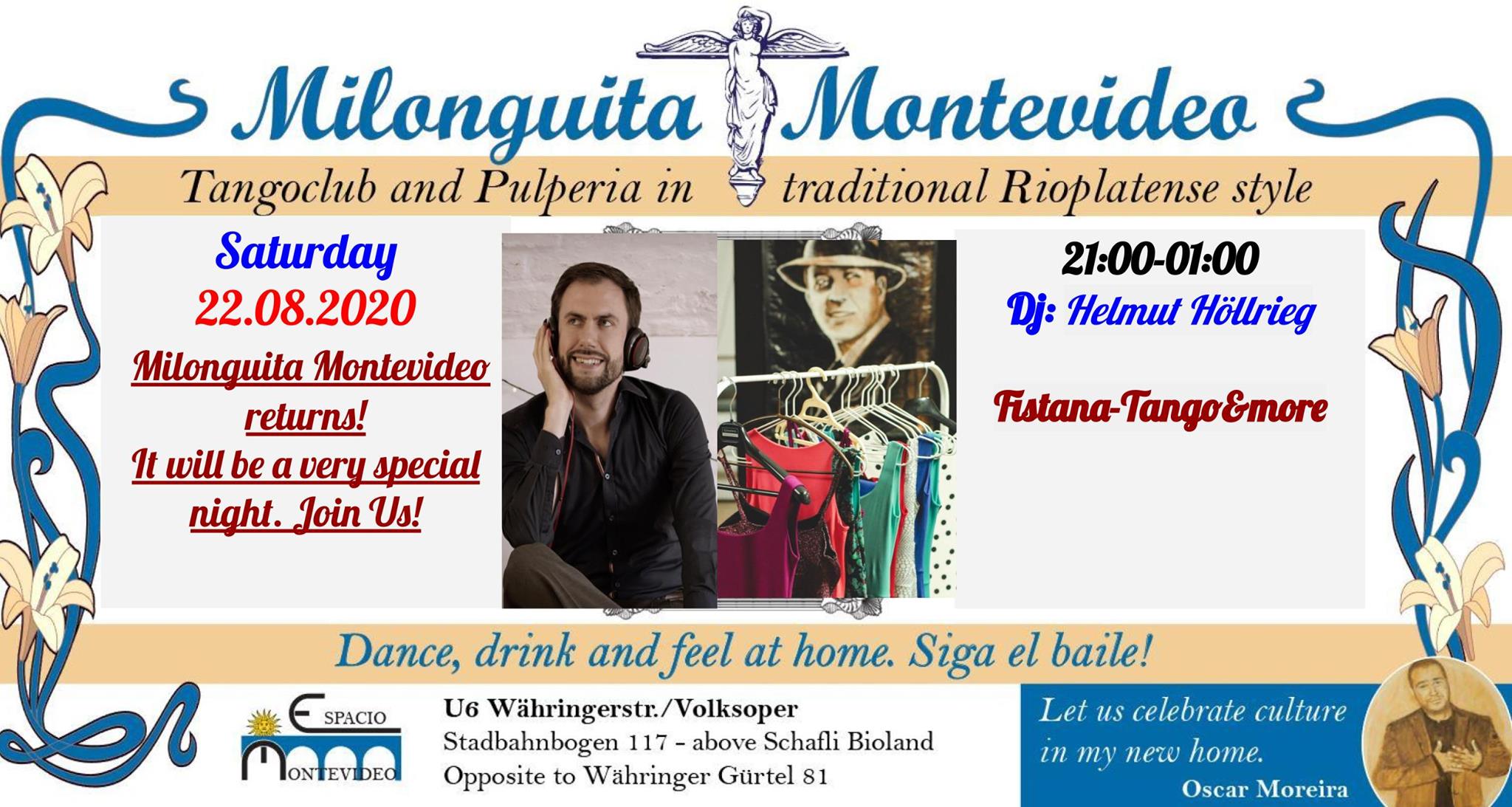 Milonguita Montevideo DJ Helmut Höllriegl Fistana Tangomode.