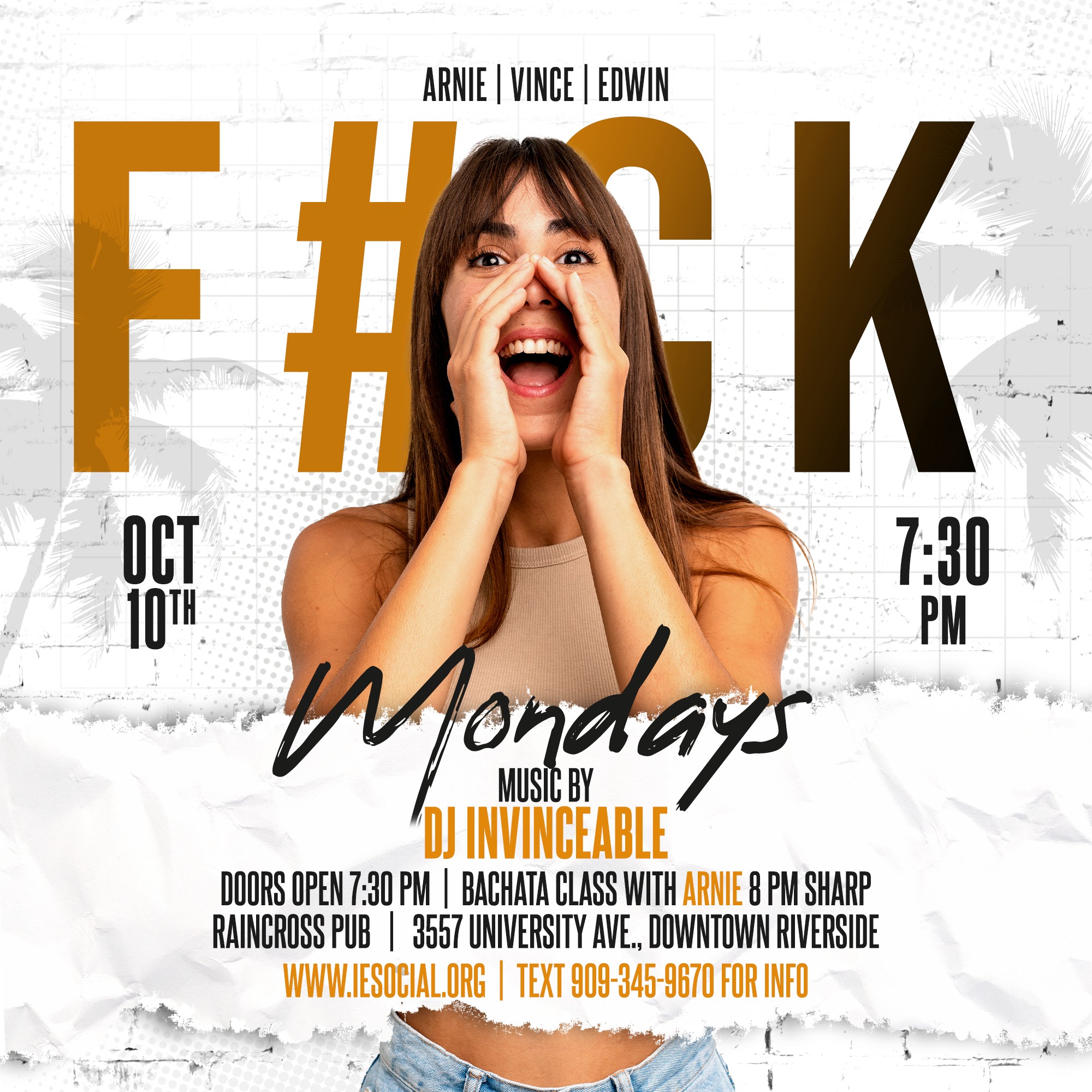Monday night Bachata Salsa at Raincross Downtown Riverside