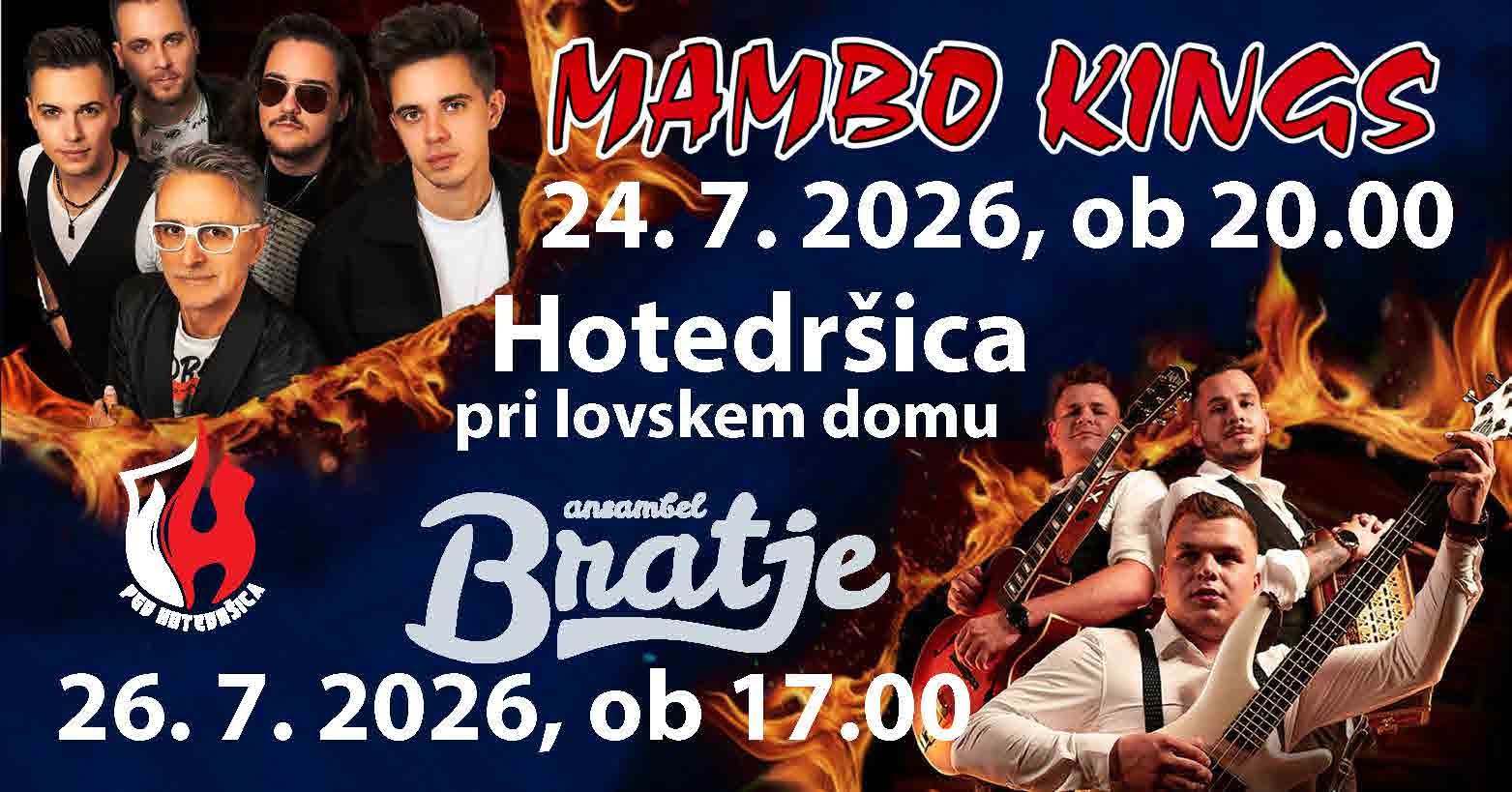 GASILSKI VIKEND S SKUPINO MAMBO KINGS IN ANSAMBLOM BRATJE