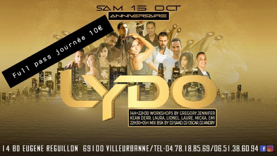 ANNIVERSAIRE LYDO COURS BACHATA SOIREE BSK