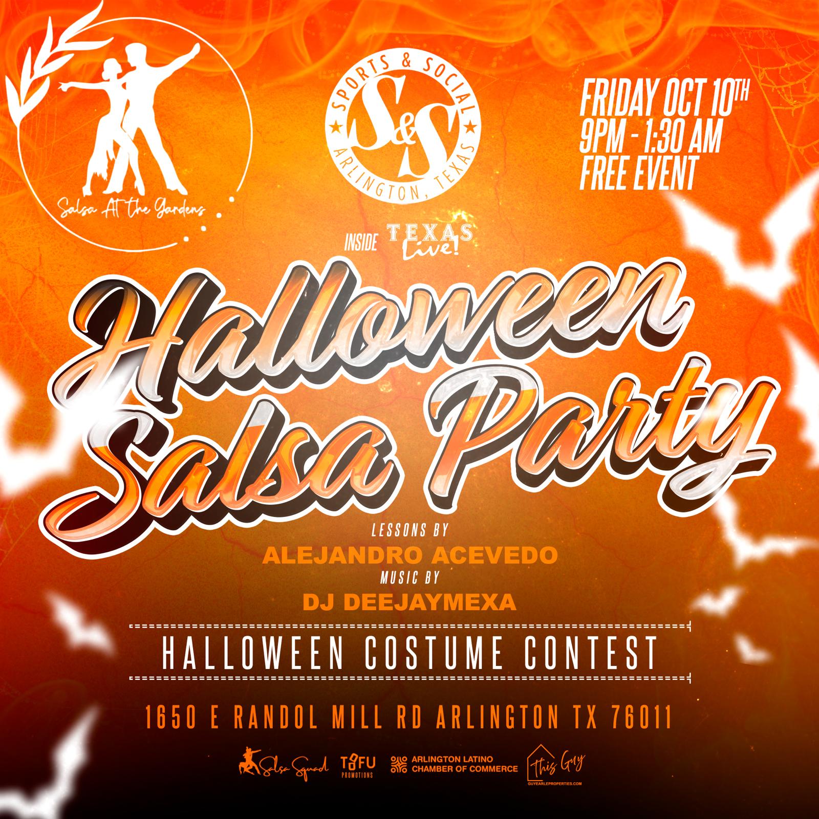 HALLOWEEN SALSA PARTY at Texas Live