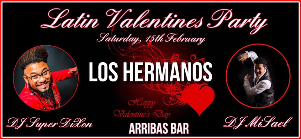 LATIN VALENTINES PARTY w LOS HERMANOS