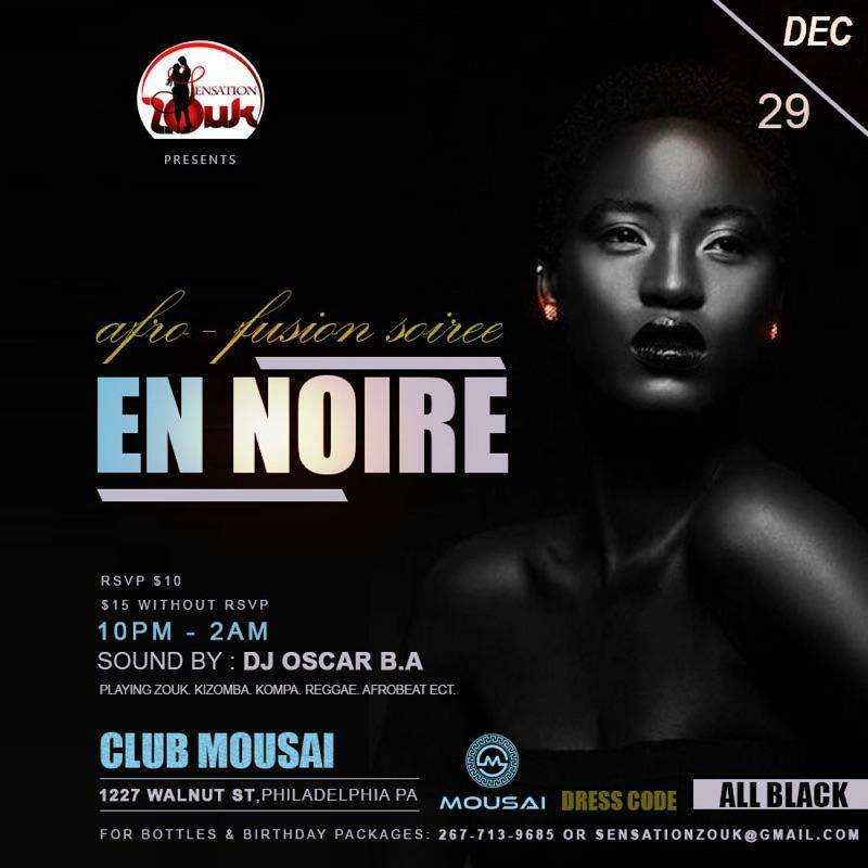 Afro-Fusion Soirée En Noire