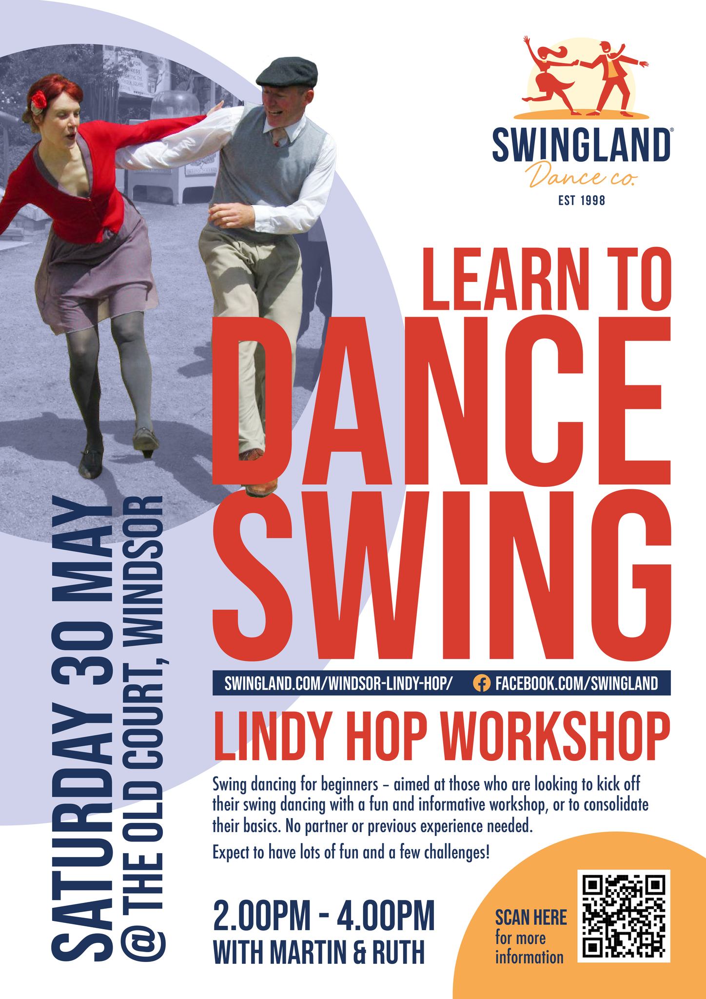 Workshop (Windsor) - Beginners Swing Dance (Lindy hop)