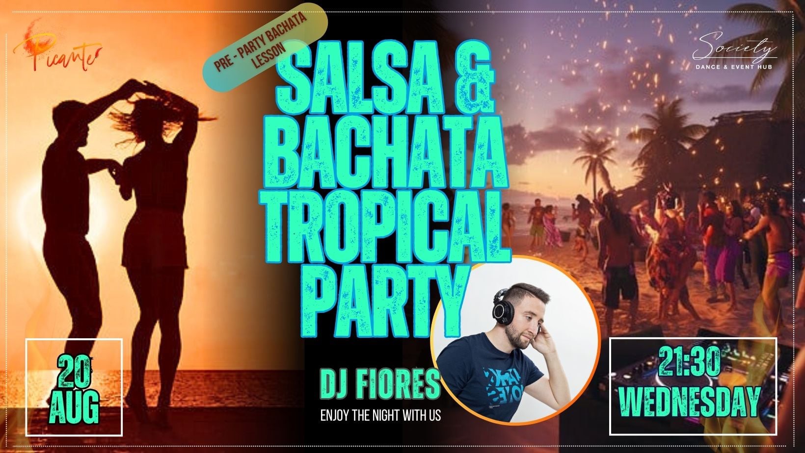 Salsa and Bachata Tropical Party