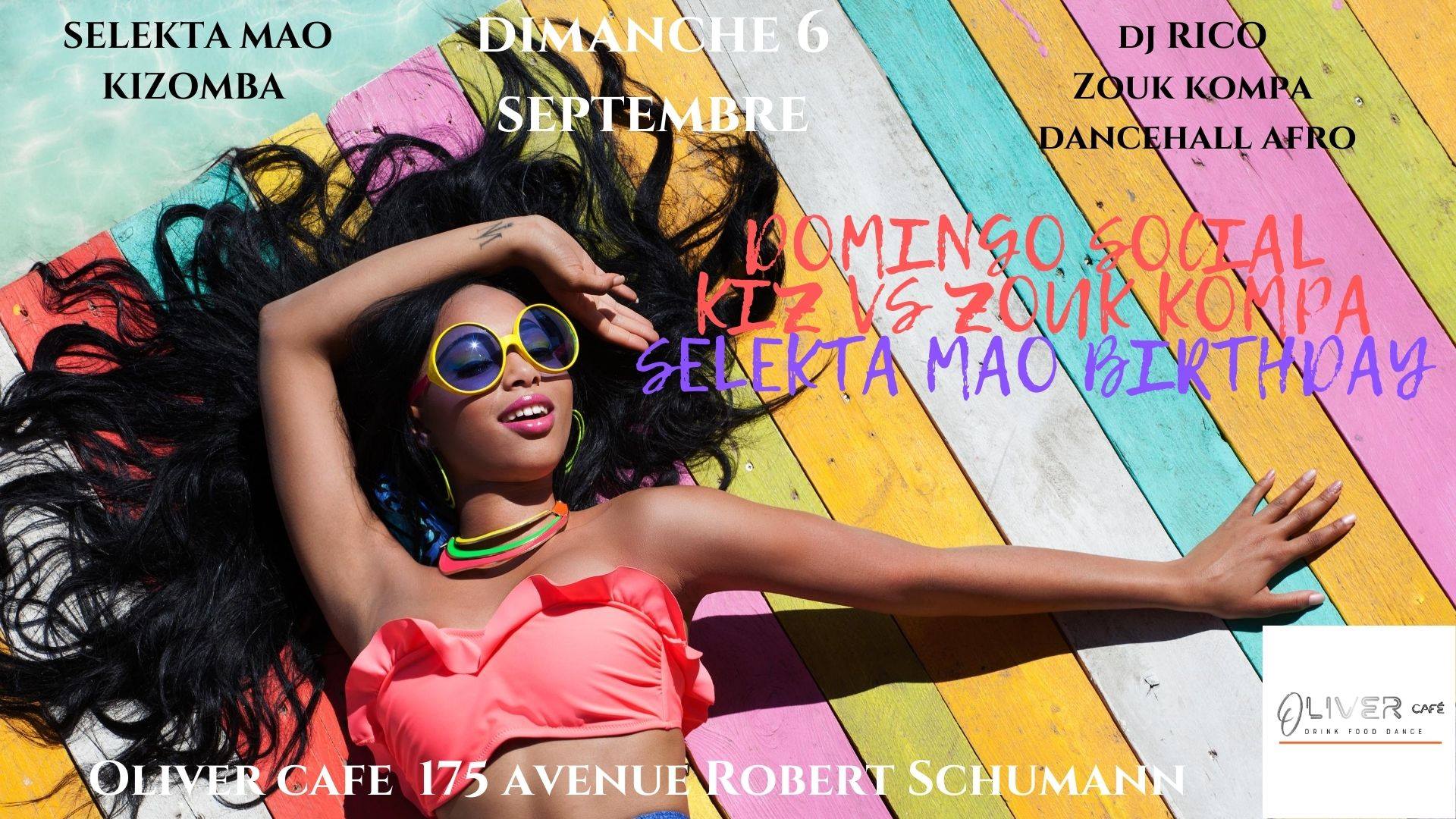 Domingo Social KIZ VS ZOUK KOMPA (Selekta Mao birthday)