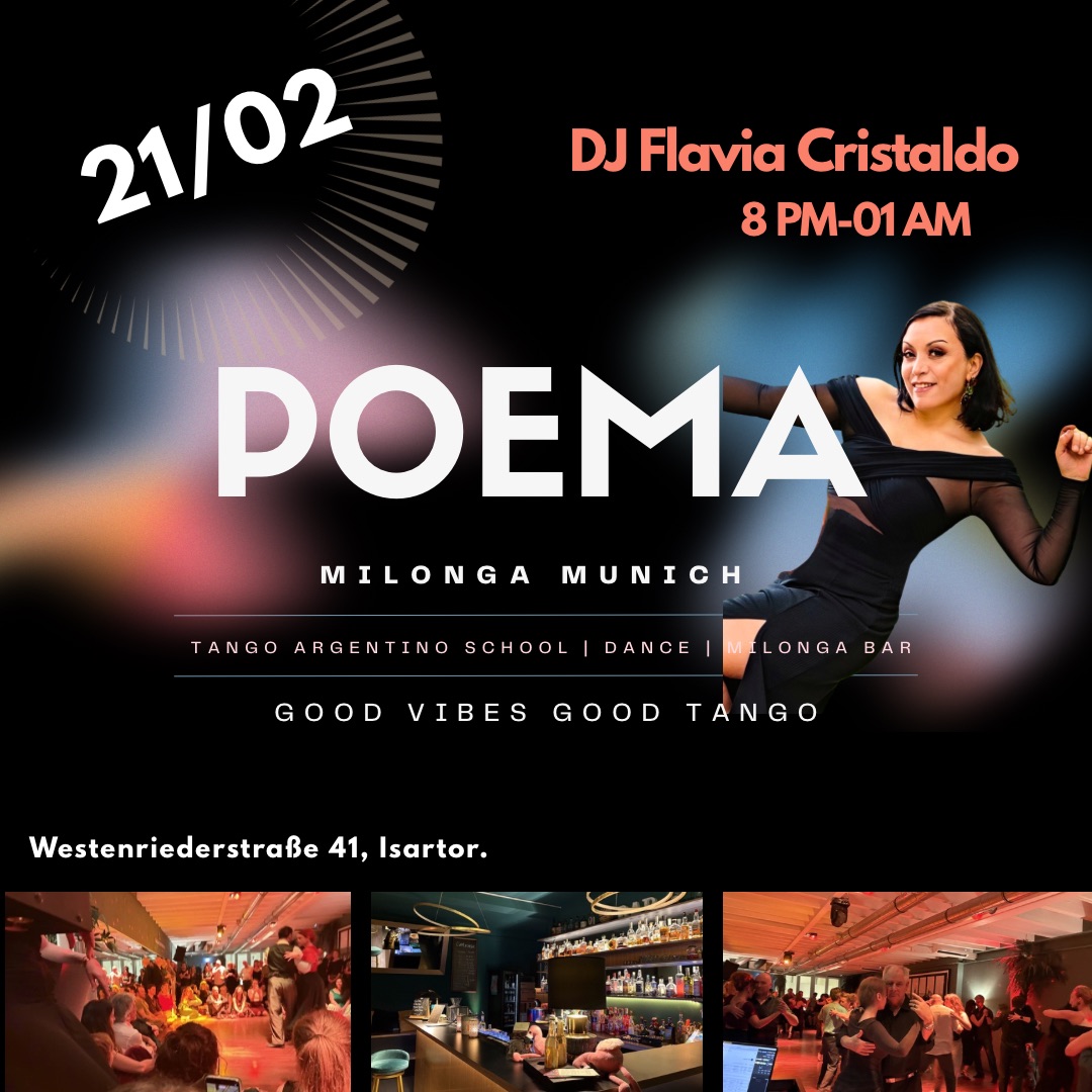 POEMA milonga Dueto DJs German Kral & Flavia Cristaldo