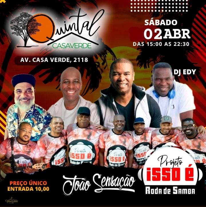 Quintal do João com Projeto Isso É Roda Samba