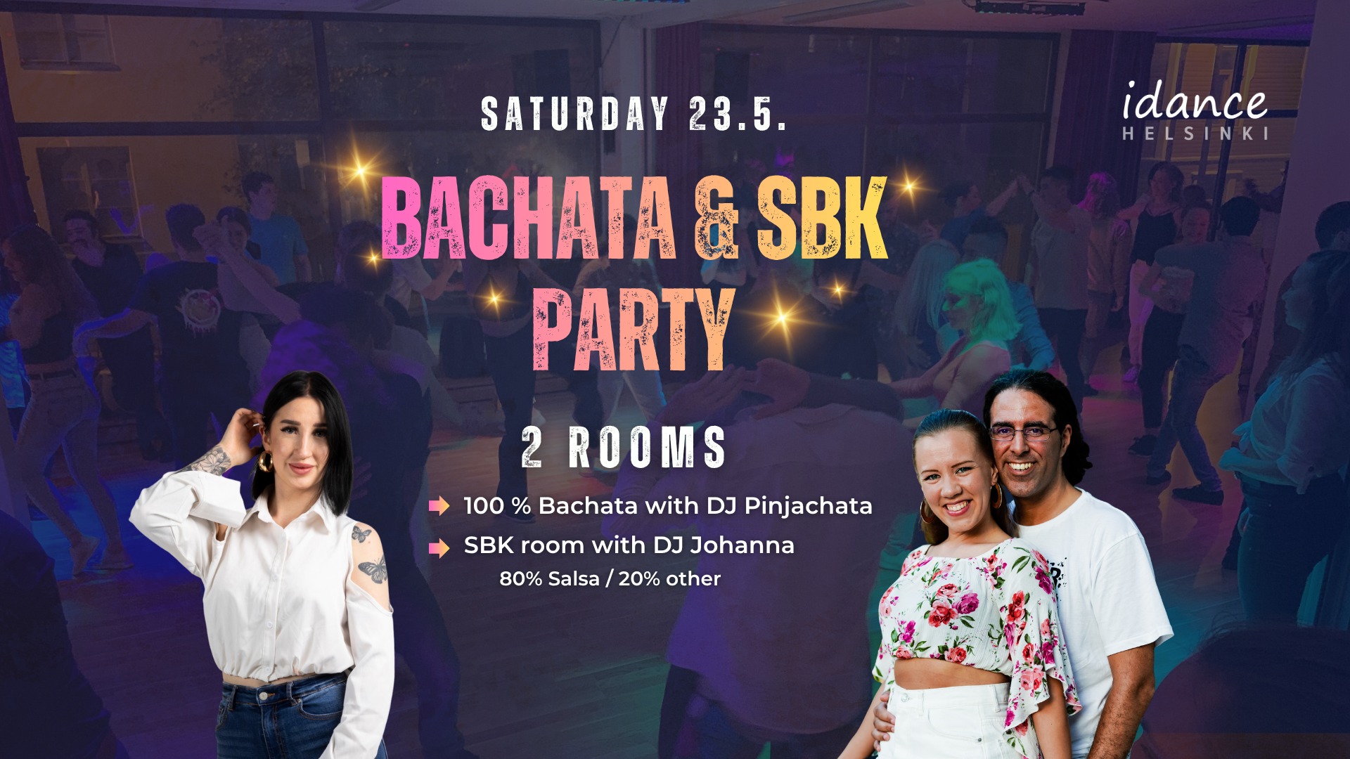 Bachata & SBK Party + Kizomba pre-party class