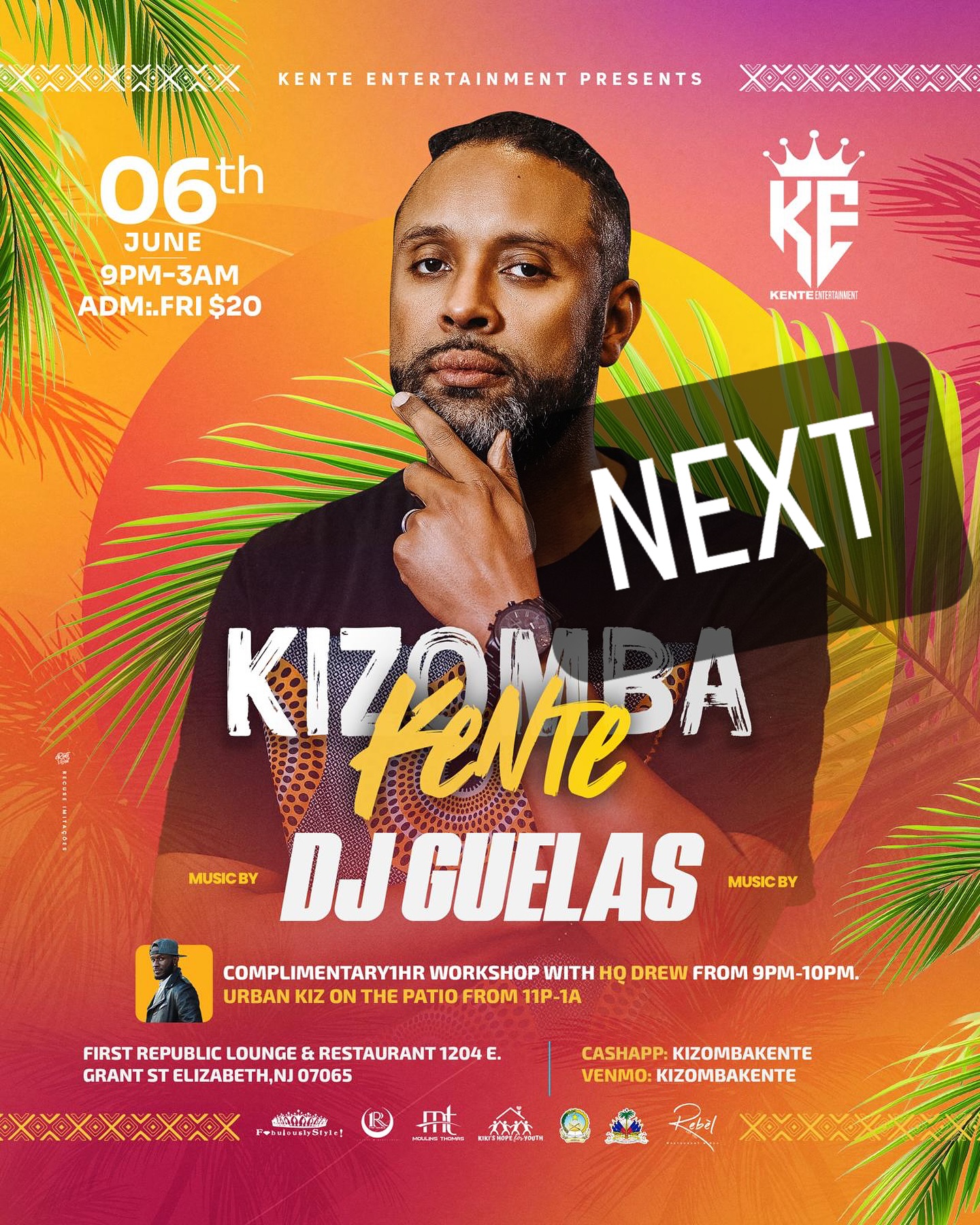 KIZOMBA KENTE NIGHT feat. DJ GUELAS