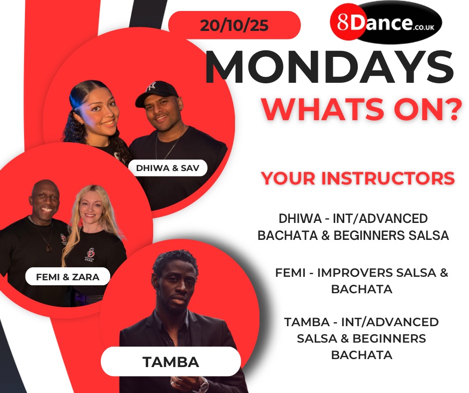8Dance Mondays: Salsa & Bachata Classes ft TAMBA💃