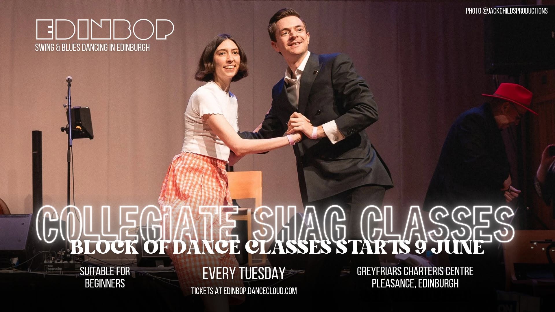 Collegiate Shag dance classes in June