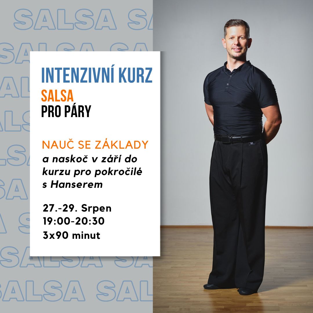 ☀️ Třídenní Intenzivní kurz - Salsa pro páry - START