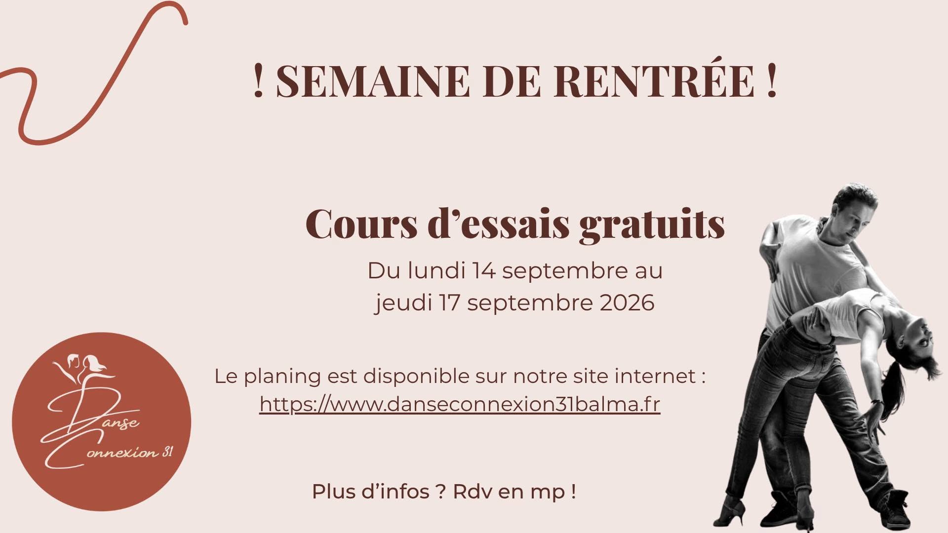 🕺💃 Rentrée DC31 : venez essayer, venez danser !
