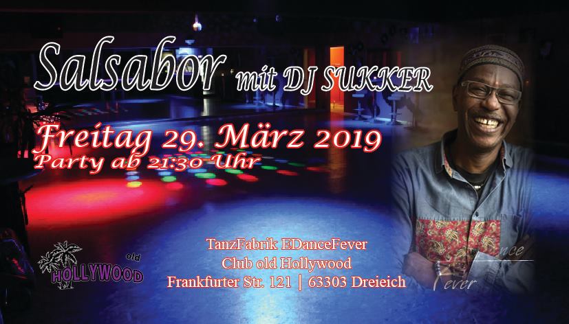 New Salsabor< Fr, 29. März 2019 mi DJ Sukker