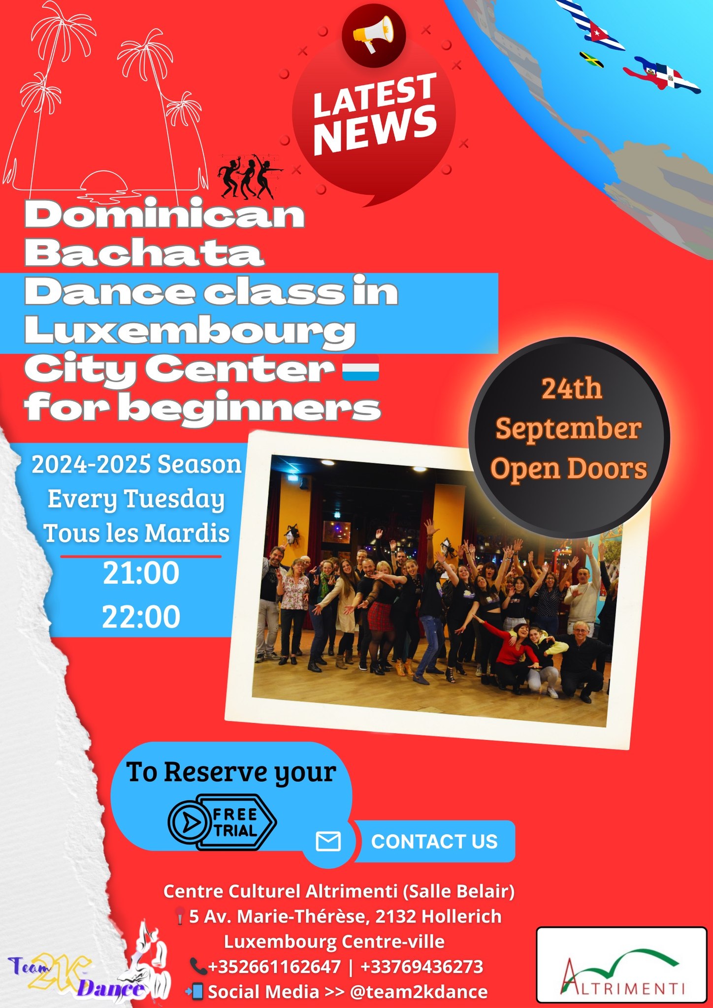Dominican Bachata first and free class