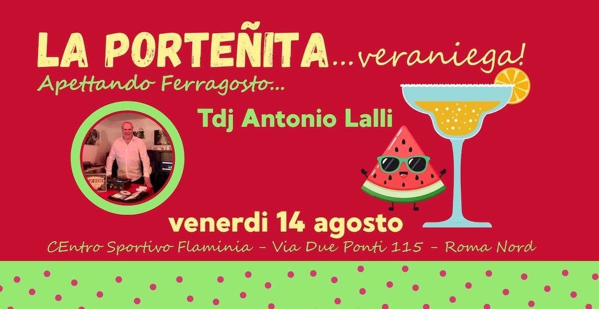 14 08 LA PORTEÑITA veraniega Tdj ANTONIO LALLI