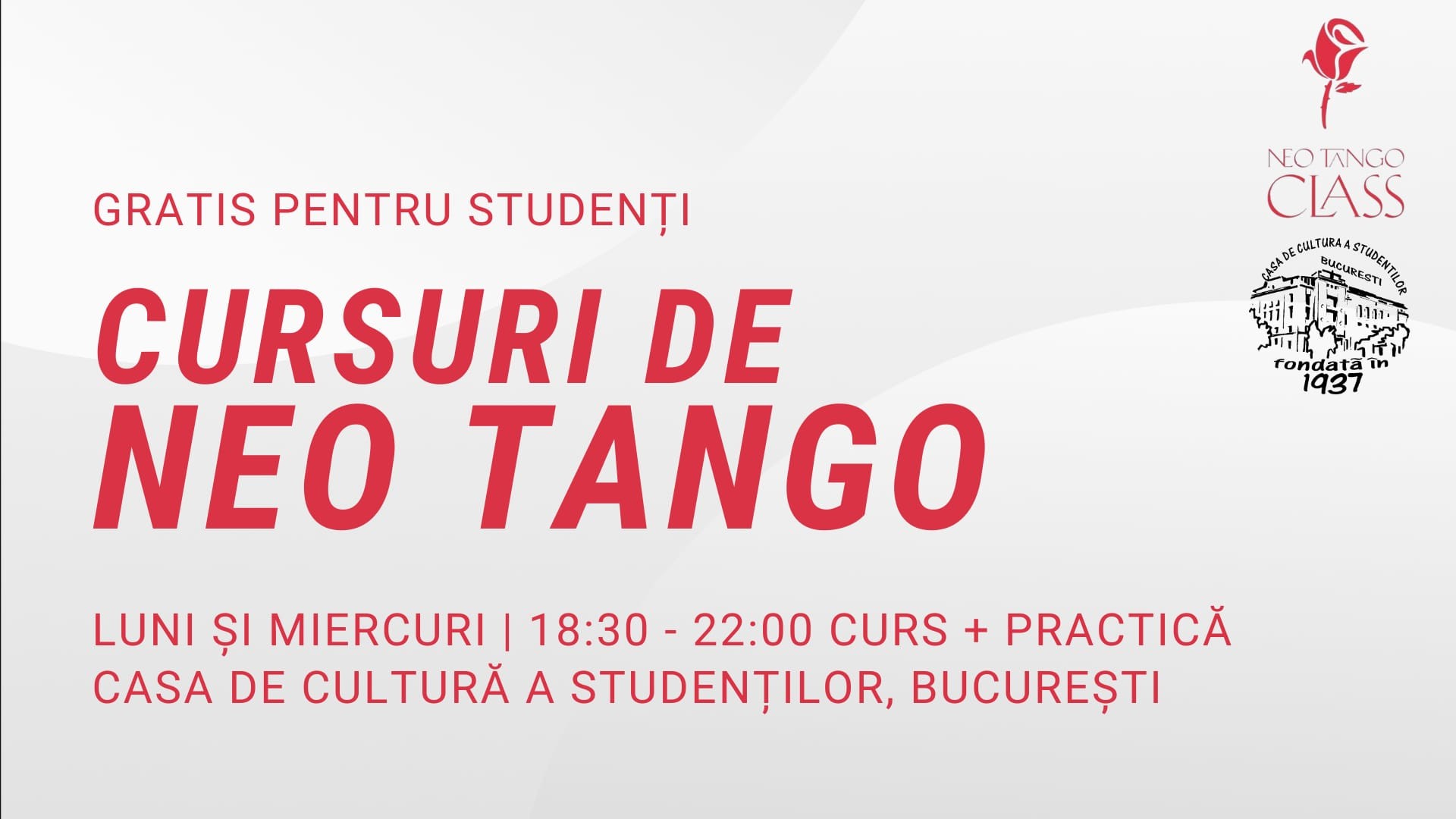 Don't mind us! Neo Argentine Tango Bucharest Course & Practice Mon & Wed