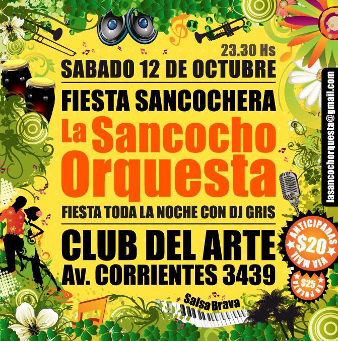 `+`+`FIESTA SANCOCHERA `+`+ Presenta : LA SANCOCHO ORQUESTA salsa brava