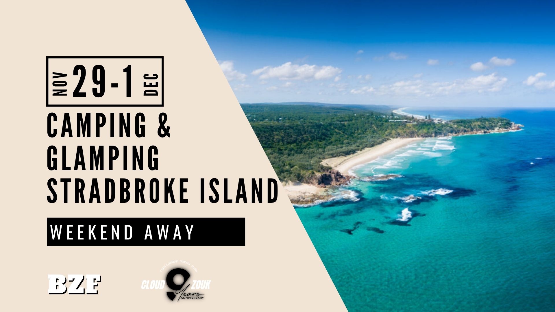 Camping & Glamping Trip @Stradbroke Island Post BZF 2024 🏕️