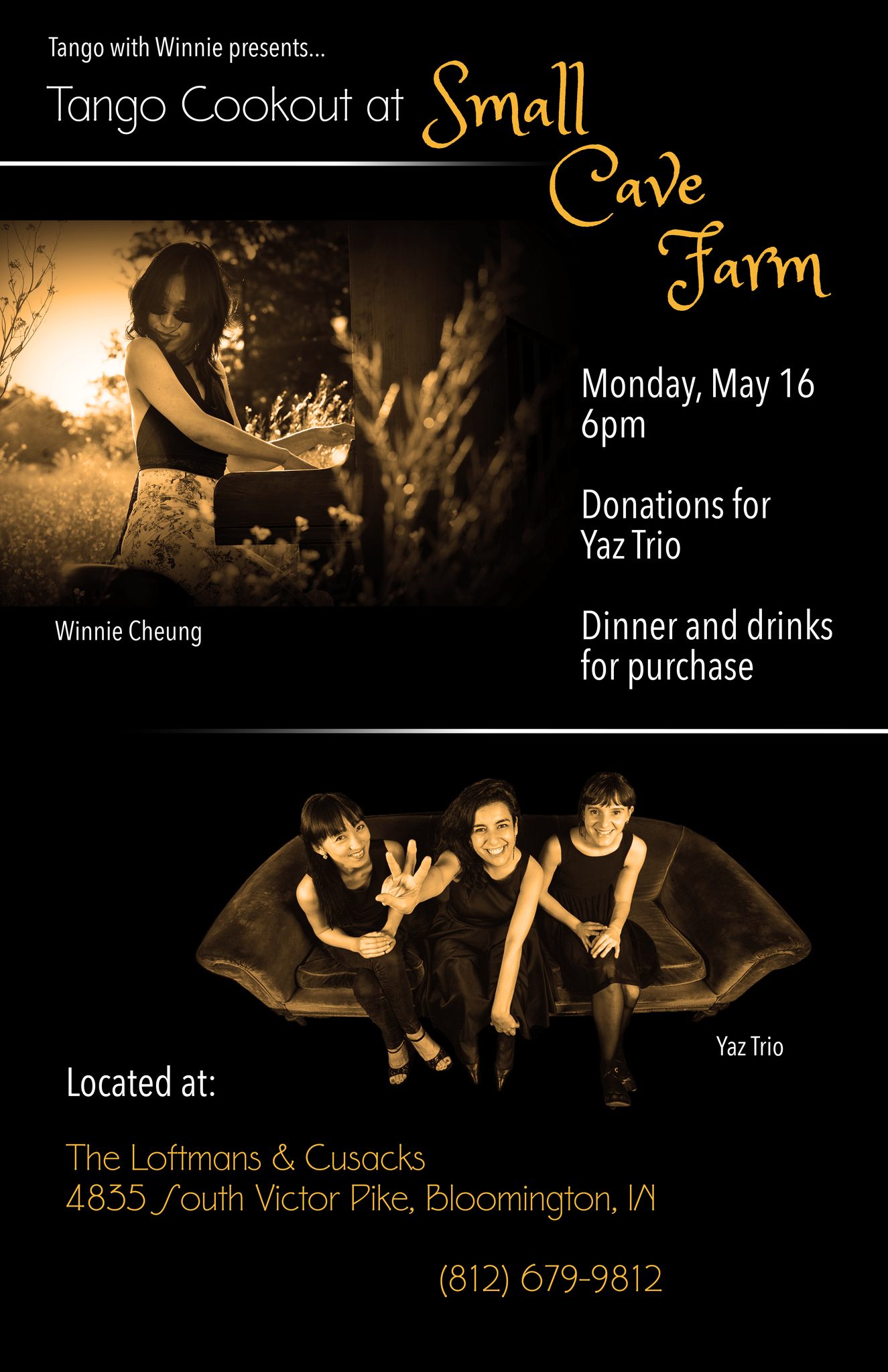 Tango Cookout at Small Cave Farm