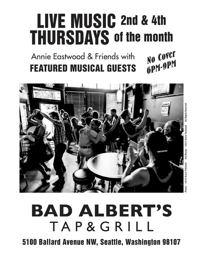 Annie Eastwood and Friends Featuring Billy Stapleton at Bad Albert’s