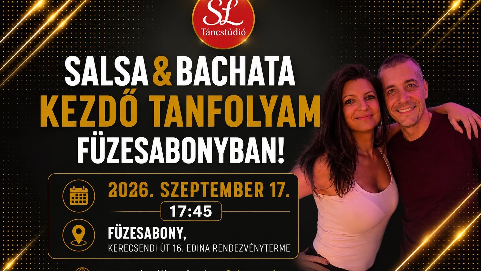 Kezdő Salsa&Bachata Tanfolyam FÜZESABONYBAN
