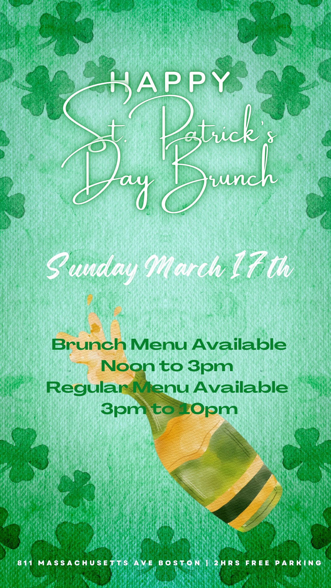 St. Patrick’s BRUNCH 🍀💚🌈🎩