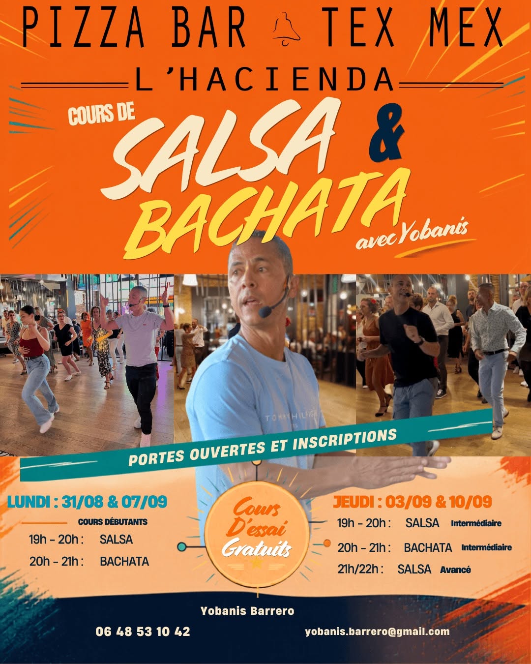 Cours Débutants Salsa & Bachata avec Yobanis