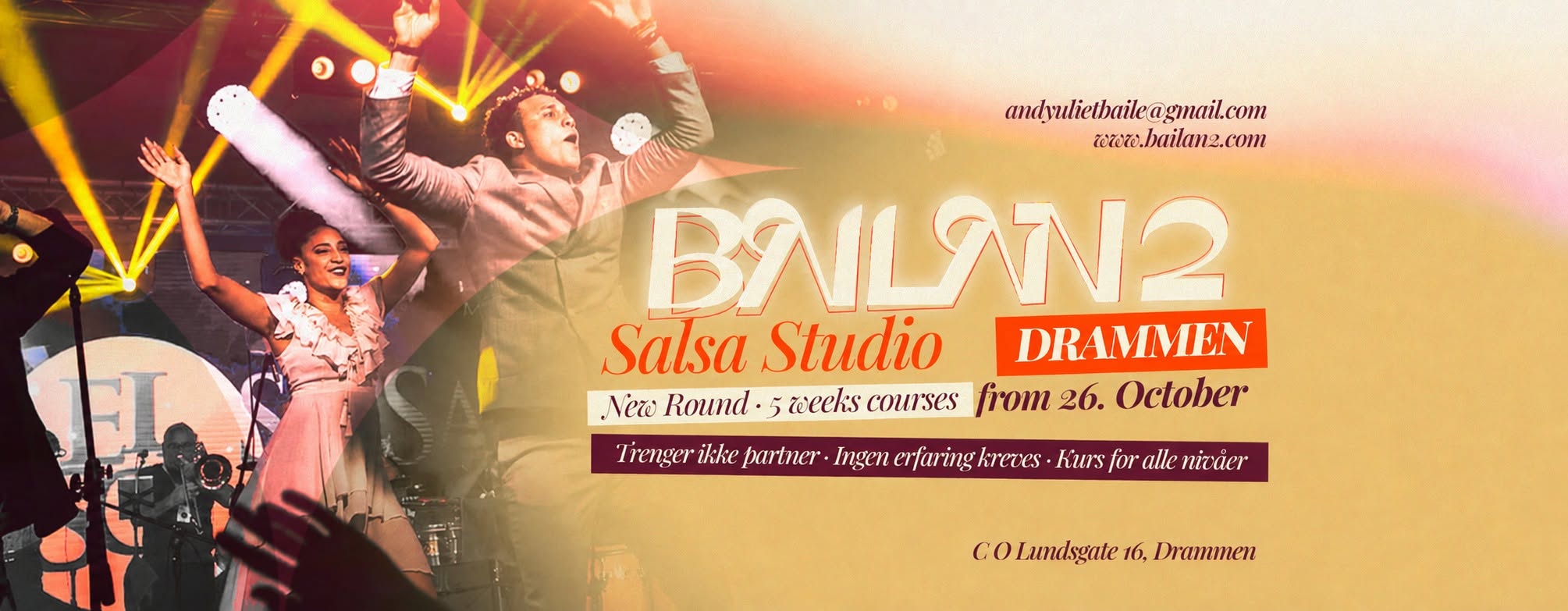 Bailan2 Drammen 5 weeks from 26. October