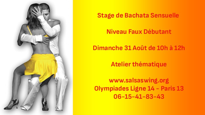 Stage de Bachata Paris 13